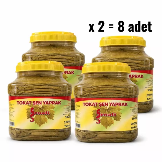 Tokat Salamura Asma Yaprak 3kg Pet Bidon