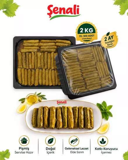 2 kg Servise Hazır Pişmiş Yaprak Sarma 