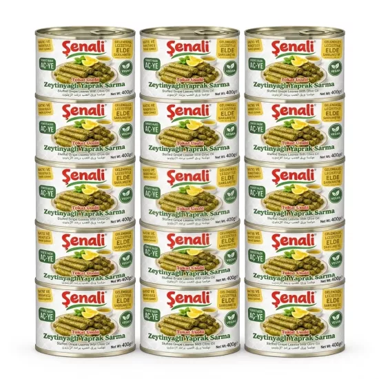 Şenali Zeytinyağlı Hazır Yaprak Sarma Konservesi 