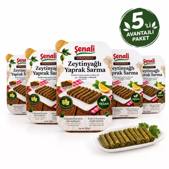 Şenali Zeytinyağlı Hazır Yaprak Sarma 200 gr