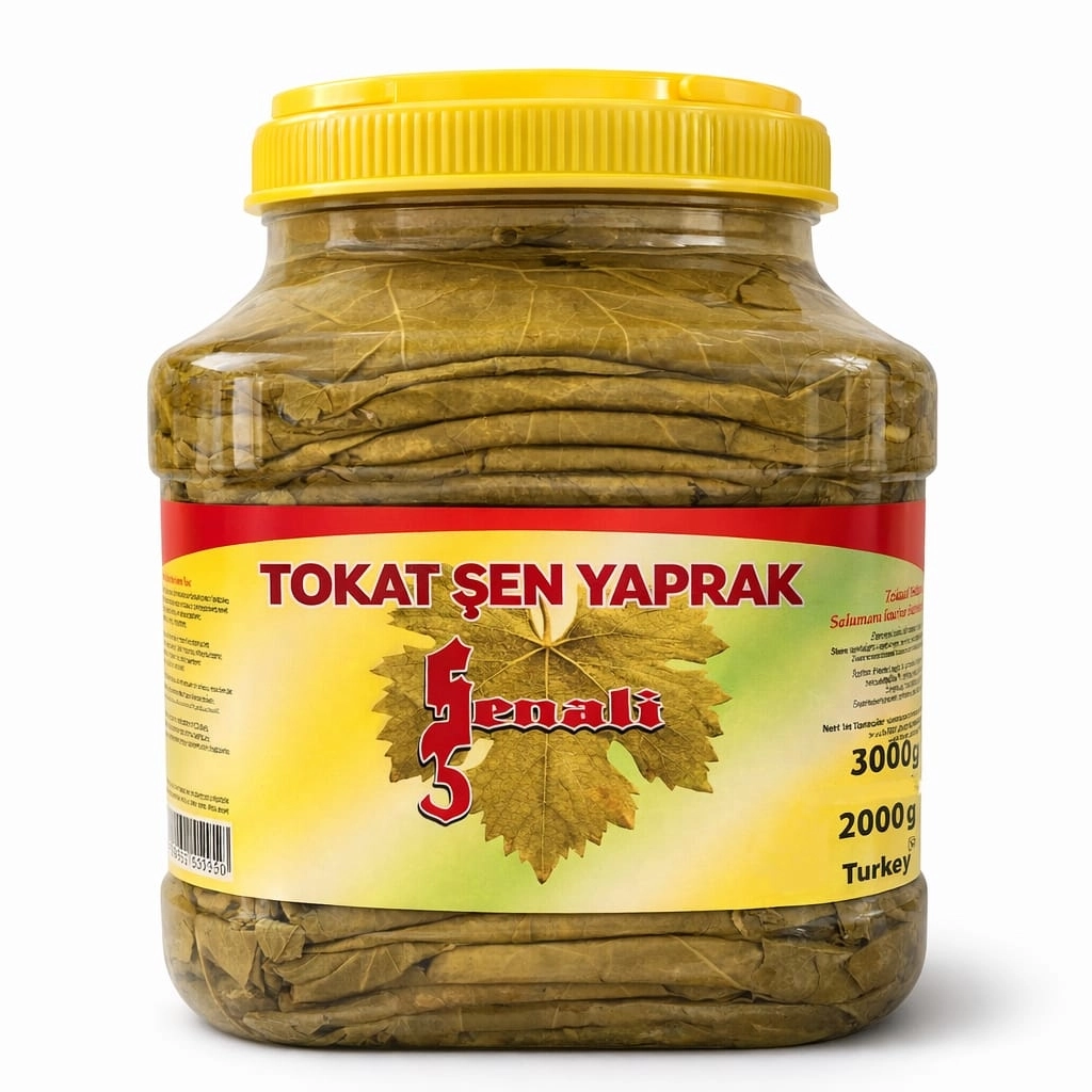 1 koli Brüt 3000 gr Pet Bidonda Tokat Salamura Yaprak