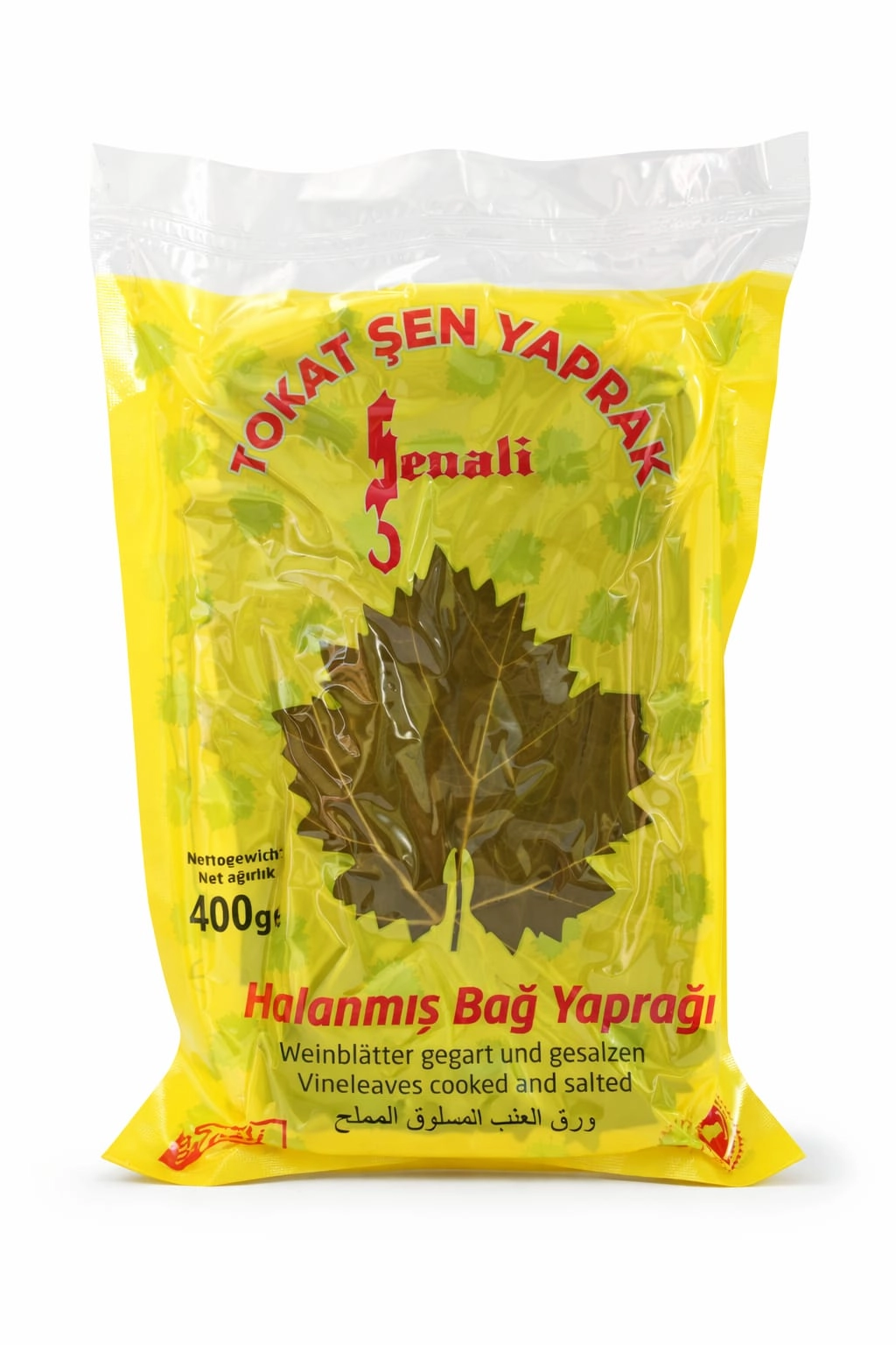 Vakumlu Poşette Tokat Salamura Yaprak 400 gr